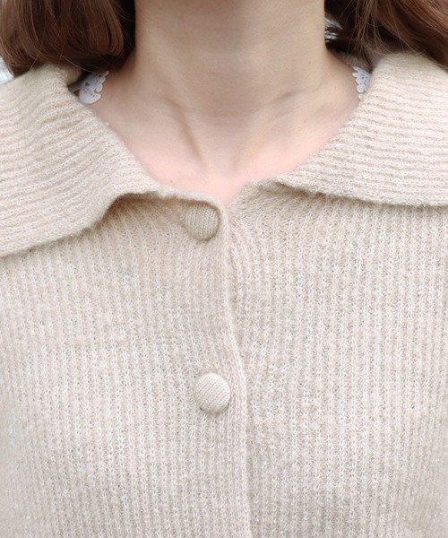 PairPair（ペアペア）の「襟付きニットプルオーバー（ニット/セーター・レディース・モカ/ライトベージュ・FREE）」の17枚目の写真