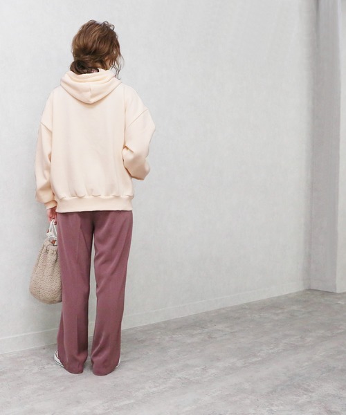 reca（レカ）の「裏起毛パーカー（パーカー・レディース・ホワイト系その他/ブラウン/ラベンダー/カーキ・FREE）」の9枚目の写真