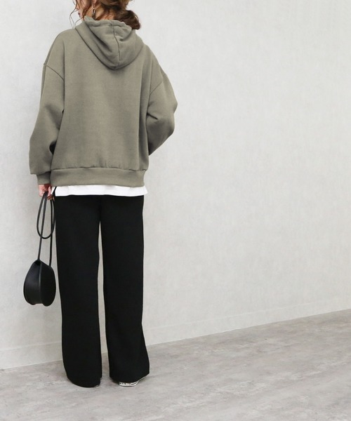 reca（レカ）の「裏起毛パーカー（パーカー・レディース・ホワイト系その他/ブラウン/ラベンダー/カーキ・FREE）」の8枚目の写真