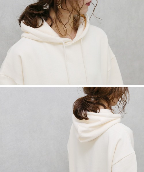 reca（レカ）の「裏起毛パーカー（パーカー・レディース・ホワイト系その他/ブラウン/ラベンダー/カーキ・FREE）」の12枚目の写真