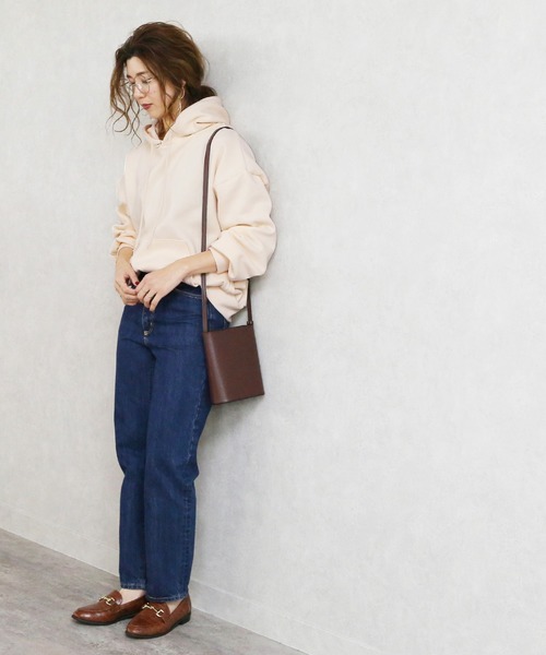 reca（レカ）の「裏起毛パーカー（パーカー・レディース・ホワイト系その他/ブラウン/ラベンダー/カーキ・FREE）」の21枚目の写真