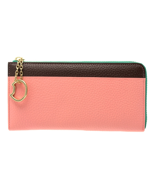 tsumori chisato CARRY（ツモリチサトキャリー）の「シュリンクコンビ　長財布（財布・レディース・ベージュ/イエロー/オレンジ/ピンク/ブラウン/レッド/グリーン/ゴールド/パープル・FREE）」の6枚目の写真