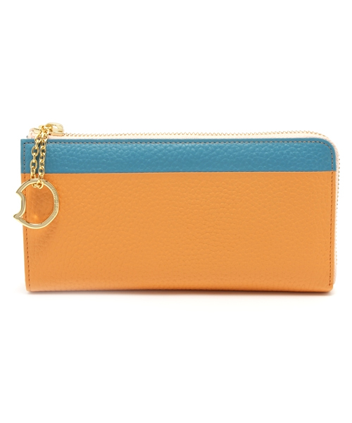 tsumori chisato CARRY（ツモリチサトキャリー）の「シュリンクコンビ　長財布（財布・レディース・ベージュ/イエロー/オレンジ/ピンク/ブラウン/レッド/グリーン/ゴールド/パープル・FREE）」の8枚目の写真