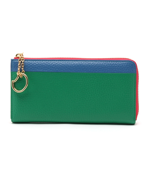 tsumori chisato CARRY（ツモリチサトキャリー）の「シュリンクコンビ　長財布（財布・レディース・ベージュ/イエロー/オレンジ/ピンク/ブラウン/レッド/グリーン/ゴールド/パープル・FREE）」の3枚目の写真