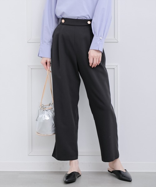 セール ダブルボタンテーパードパンツ スラックス Clear クリア のファッション通販 Zozotown