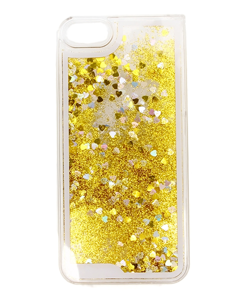 WEGO（ウィゴー）の「WEGO/iPhone5/5s キラキラモバイルケース(ハート)　（スマホケース/カバー・レディース・ホワイト/ブルー/イエロー/ピンク/ライトピンク/レッド・FREE）」の3枚目の写真