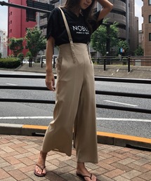 麻レーヨン/オーバーオール