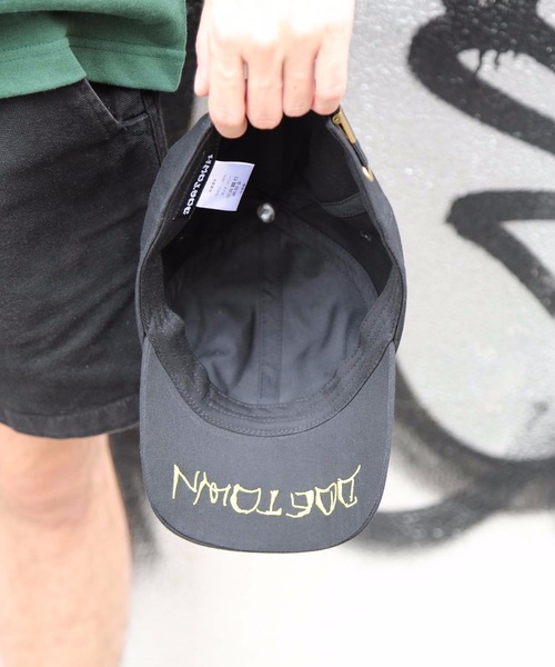 THRASHER（スラッシャー）の「GONZ TWILL 6PANEL CAP/DOGTOWN ドッグタウン 帽子 キャップ（キャップ・メンズ・ネイビー/ブラック×ホワイト/ブラック×ブルー/ブラック×イエロー・FREE）」の5枚目の写真