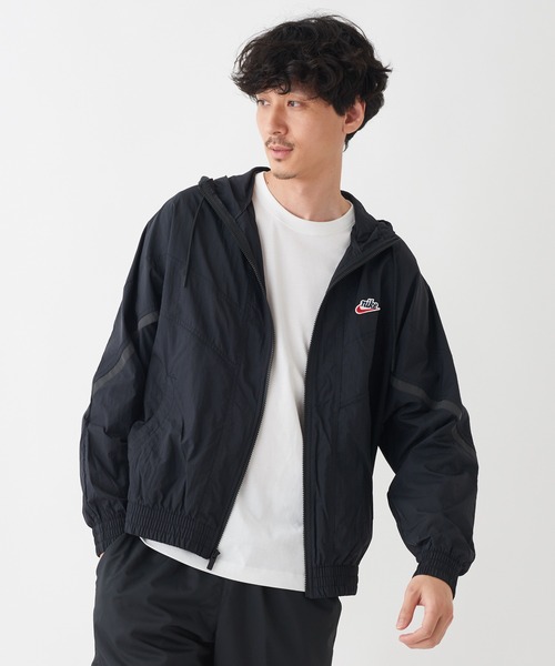NIKE ナイキ ウィンドランナー フーディ ジャケット ブラック　XL ナイキ（NIKE）（キッズ）ジュニア スポーツウェア ウィンド