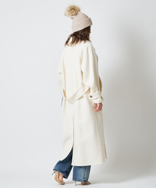 Whim Gazette（ウィムガゼット）の「ボリュームロングリバーコート