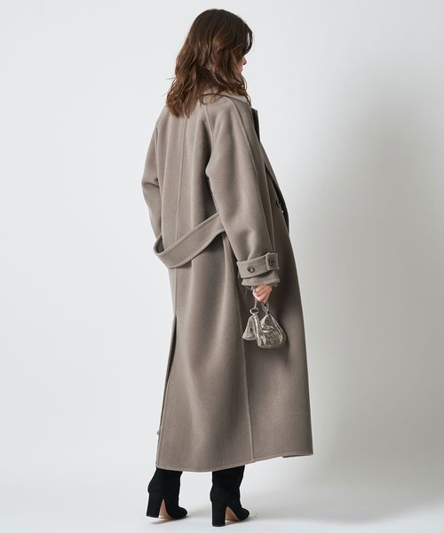 Whim Gazette（ウィムガゼット）の「ボリュームロングリバーコート