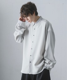 KUUUPY | 背面比翼シャツ(長袖) - Long Sleeve Back Front Fly Shirts(シャツ/ブラウス)