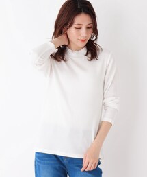 SHOO・LA・RUE | 【M-LL】テレコハイネックTシャツ(Tシャツ/カットソー)
