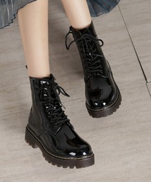 Shoes in Closet | レースアップ ブーツ　厚底4cm 《XS～3Lサイズ展開》 1862(ブーツ)