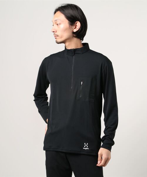HAGLOFS（ホグロフス）の「パワードライ ジップ ティー ロング