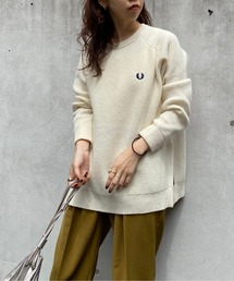 FRED PERRY | WEB限定【FRED PERRY/フレッドペリー】TWIN TIPPEDニット(ニット/セーター)