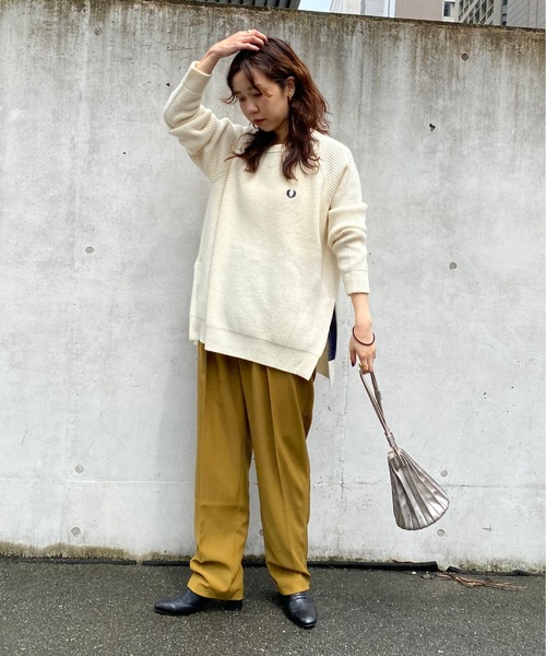 [美品]FRED PERRY/フレッドペリー ニットフレアスカート 白黒ボーダー 楽天市場】FREDPERRY フレッドペリー（スタイル（スカート