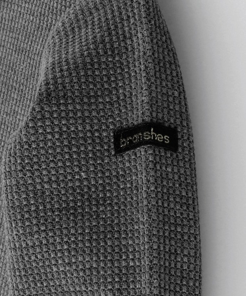 BRANSHES(ブランシェス)の「【抗菌】ワッフル長袖Tシャツ(Tシャツ/カットソー・キッズ・チャコールグレー/ベージュ/ライトグリーン/アイボリー・90cm/110cm/100cm/120cm/130cm/140cm/150cm)」の17枚目の写真