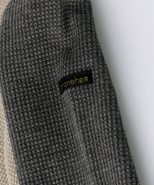 BRANSHES(ブランシェス)の「【抗菌】ワッフル長袖Tシャツ(Tシャツ/カットソー・キッズ・チャコールグレー/ベージュ/ライトグリーン/アイボリー・90cm/110cm/100cm/120cm/130cm/140cm/150cm)」の21枚目の写真