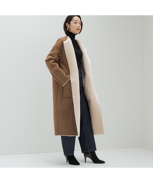 LOUNGEDRESS（ラウンジドレス）の「フェイクムートンコート（ムートン 