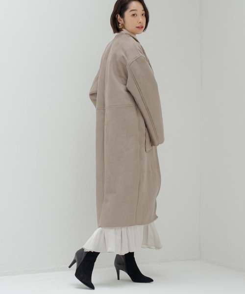 LOUNGEDRESS（ラウンジドレス）の「フェイクムートンコート（ムートン  