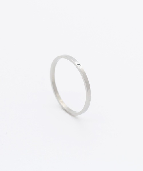 Vaya Con Dios（ヴァヤコンディオス）の「【VayaConDios/ヴァヤコンディオス】ステンレス製プレーンリング（リング・メンズ・ピンクゴールド/シルバー/ブラック/ゴールド・#19/#11/#17/#21/#9/#13）」の9枚目の写真