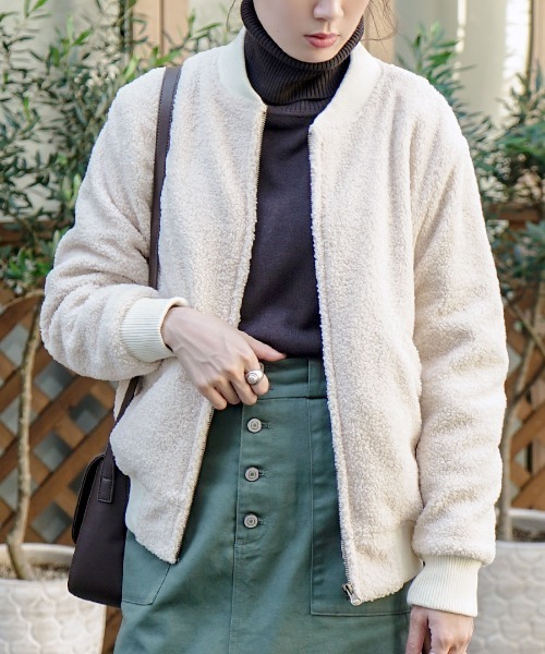 zootie（ズーティー）の「MA-1ガーゼブルゾン[ロング]（MA-1