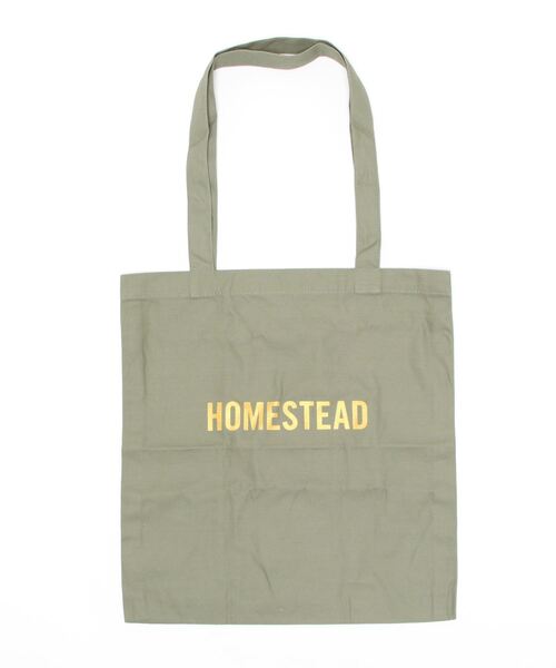 GEORGE'S（ジョージズ）の「HOMESTEAD トートバッグ（トートバッグ・レディース・ホワイト/ブラック/カーキ/ピンク/マスタード/ロイヤルブルー/ライトピンク/モスグリーン/ライトグレー/アイボリー/グリーン/ピンク系/サックスブルー/ブルー系その他・FREE）」の7枚目の写真