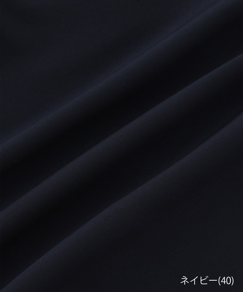 ROPE' PICNIC（ロペピクニック）の「【360°ウルトラストレッチ】【WEB限定34-42サイズ】ストレッチ9分袖ワンピース（ワンピース・レディース・ライトグレー/ネイビー/イエロー系その他3/ブラック・34/36/38/40/42）」の22枚目の写真