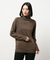 カシミヤタッチウォッシャブルニットトップス【L-LLサイズ】