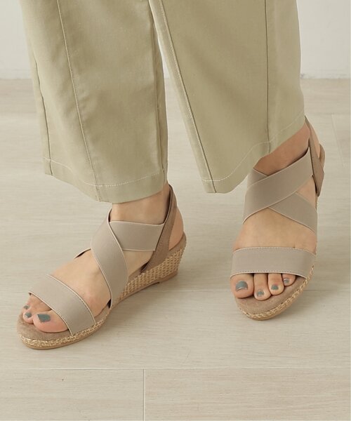 frames RAY CASSIN（フレームスレイカズン）の「ゴムクロスサンダル（サンダル・レディース・ブラック/カーキ/オレンジ/グレイッシュベージュ・LARGE/MEDIUM/SMALL）」の3枚目の写真