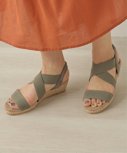 frames RAY CASSIN（フレームスレイカズン）の「ゴムクロスサンダル（サンダル・レディース・ブラック/カーキ/オレンジ/グレイッシュベージュ・LARGE/MEDIUM/SMALL）」の13枚目の写真