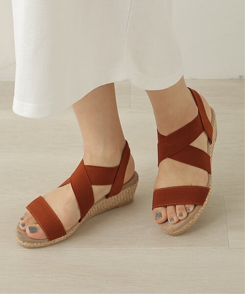 frames RAY CASSIN（フレームスレイカズン）の「ゴムクロスサンダル（サンダル・レディース・ブラック/カーキ/オレンジ/グレイッシュベージュ・LARGE/MEDIUM/SMALL）」の14枚目の写真