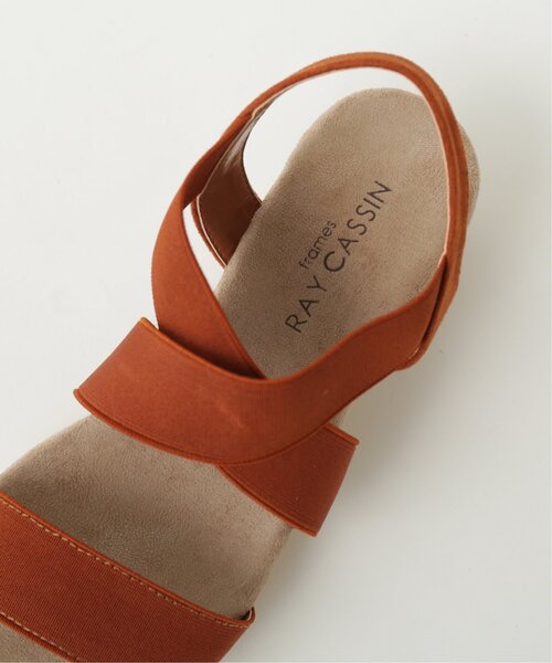 frames RAY CASSIN（フレームスレイカズン）の「ゴムクロスサンダル（サンダル・レディース・ブラック/カーキ/オレンジ/グレイッシュベージュ・LARGE/MEDIUM/SMALL）」の7枚目の写真