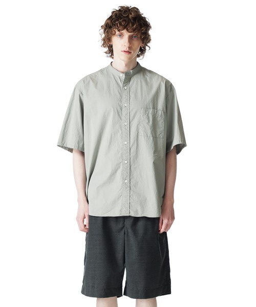 SOPHNET. S/S BAGGY VEAL PANELED シャツ SOPHNET.（ソフネット）の「S/S BAGGY VERTICAL PANELED REGULAR