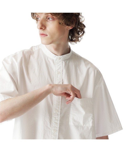 SOPHNET.（ソフネット）の「S/S BAGGY BAND COLLAR SHIRT