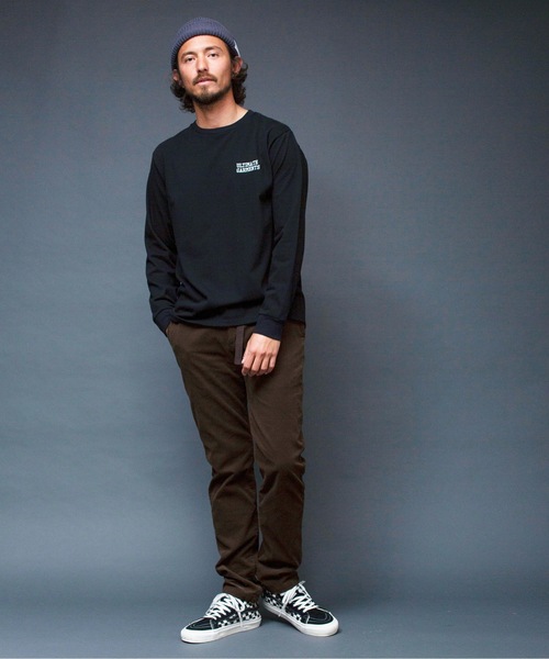 Magine(マージン)の「"ULTIMATE GARMENTS"C/N L/S:胸刺繍入り クルーネック ロングスリーブ TEEシャツ(Tシャツ/カットソー・メンズ・ホワイト/ブラック/グレー/オリーブ・44/46/48)」の10枚目の写真