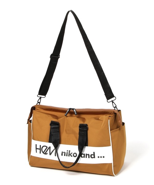 HeM（ヘム）の「【HeM(ヘム)】コラボロゴボストンバッグ（ボストンバッグ・レディース・ブラック/ベージュ/その他1・FREE/0）」の12枚目の写真