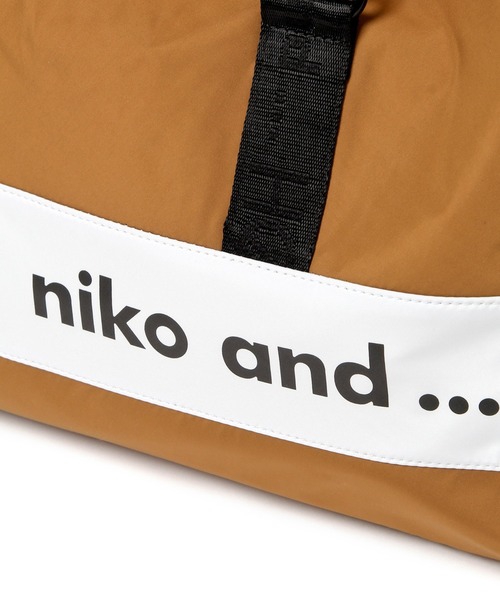 HeM（ヘム）の「【HeM(ヘム)】コラボロゴボストンバッグ（ボストンバッグ・レディース・ブラック/ベージュ/その他1・FREE/0）」の5枚目の写真