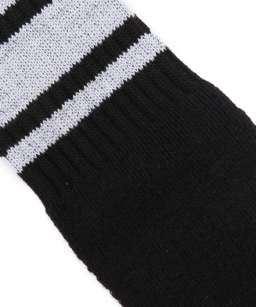 green label relaxing（グリーンレーベルリラクシング）の「EX CAROLINA ソックス（ソックス/靴下・キッズ・ホワイト/ブラック・フリー）」の5枚目の写真