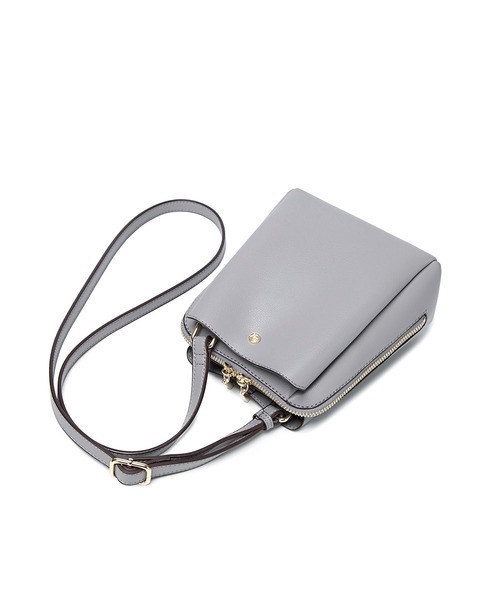 BASE（ベース）の「ミニショルダーバッグ ミニバッグ（ショルダーバッグ・レディース・ブラック/ベージュ/ブルー/アイボリー/イエロー/グレー/グリーン/ボルドー/ライトブルー/マスタード/ダークグレー/ブラウン・FREE）」の19枚目の写真