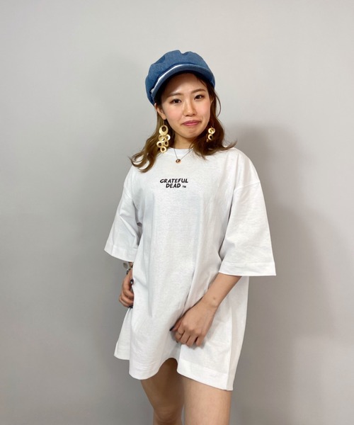 ANTIBAL（アンティバル）の「【ZOZOタウン限定アイテム】Grateful Dead/グレイトフル・デッド 　  ビッグシルエット バックプリントＴシャツ   212AN4ST227MU（Tシャツ/カットソー・レディース・ベージュ/ホワイト/グリーン/ブラック・FREE）」の5枚目の写真