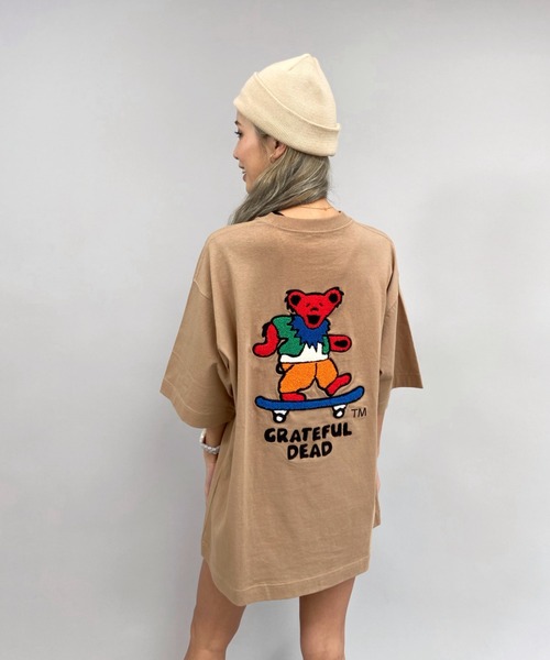 ANTIBAL（アンティバル）の「【ZOZOタウン限定アイテム】Grateful Dead/グレイトフル・デッド 　  ビッグシルエット バックプリントＴシャツ   212AN4ST227MU（Tシャツ/カットソー・レディース・ベージュ/ホワイト/グリーン/ブラック・FREE）」の17枚目の写真