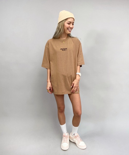 ANTIBAL（アンティバル）の「【ZOZOタウン限定アイテム】Grateful Dead/グレイトフル・デッド 　  ビッグシルエット バックプリントＴシャツ   212AN4ST227MU（Tシャツ/カットソー・レディース・ベージュ/ホワイト/グリーン/ブラック・FREE）」の20枚目の写真