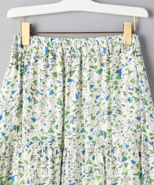 SACRA（サクラ）の「＜SACRA（サクラ）＞プリント ティアード マキシスカート（スカート・レディース・オフホワイト・38）」の6枚目の写真