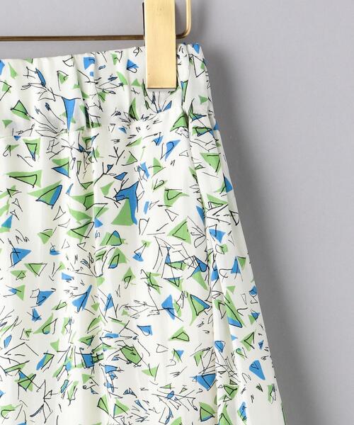 SACRA（サクラ）の「＜SACRA（サクラ）＞プリント ティアード マキシスカート（スカート・レディース・オフホワイト・38）」の10枚目の写真