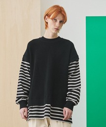 UNITED TOKYO | ニットベストドッキングカットソー/オーバーT/2021 SPRING(Tシャツ/カットソー)