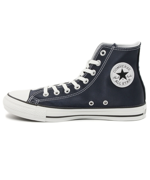 CONVERSE(コンバース)の「ALL STAR SATIN HI / オールスター サテン HI(スニーカー・レディース・シャンパン/ダークネイビー・6/5/11.5/7/3/10.5/9/4/7.5/8.5/3.5/5.5/6.5/8/4.5/9.5)」の11枚目の写真