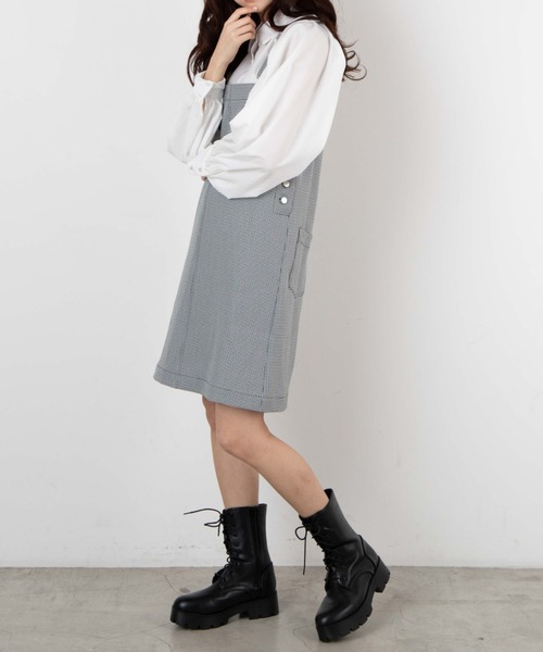 WEGO(ウィゴー)の「WEGO/ギャザースリーブブラウス(シャツ/ブラウス・レディース・ホワイト/ライトパープル・FREE)」の14枚目の写真