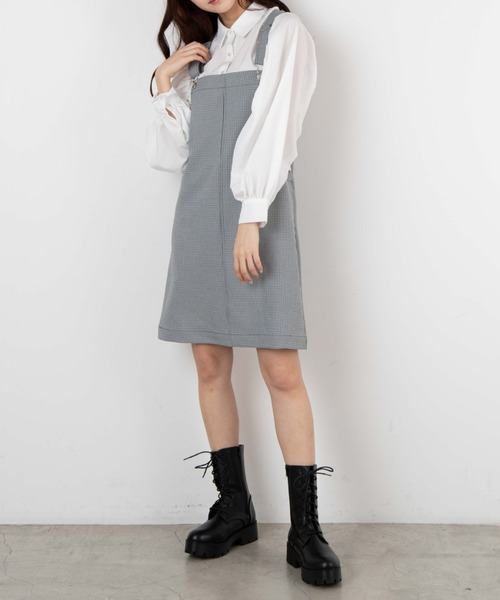 WEGO(ウィゴー)の「WEGO/ギャザースリーブブラウス(シャツ/ブラウス・レディース・ホワイト/ライトパープル・FREE)」の13枚目の写真